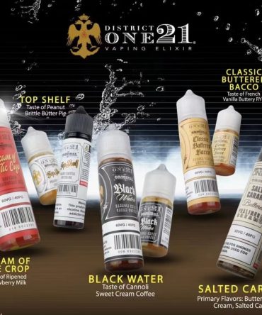 美國正品district one21區鹹奶油 30ml小煙油