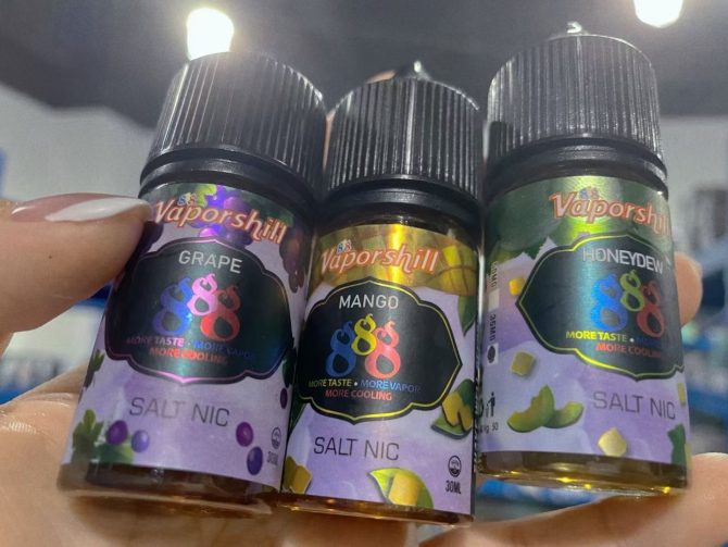 馬來西亞 888Vaporshill系列 原裝正品 V版 30ml（35mg）-芒果冰沙/葡萄/哈密瓜小煙油
