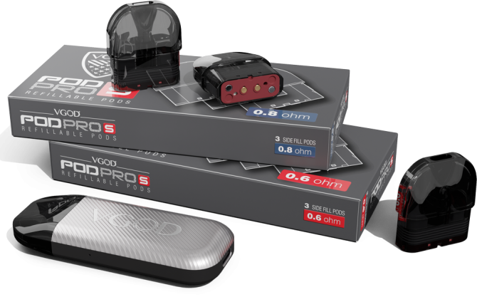 【2025新手首選】VGOD POD PRO S 注油式主機 | 一鍵操作 替換倉輕鬆更換：圖片 3