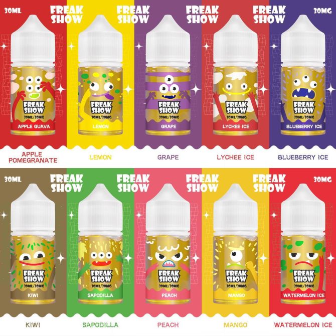 FREAKSHOW 怪物秀煙油全系列評測 | 水果/甜點/涼煙口味推薦